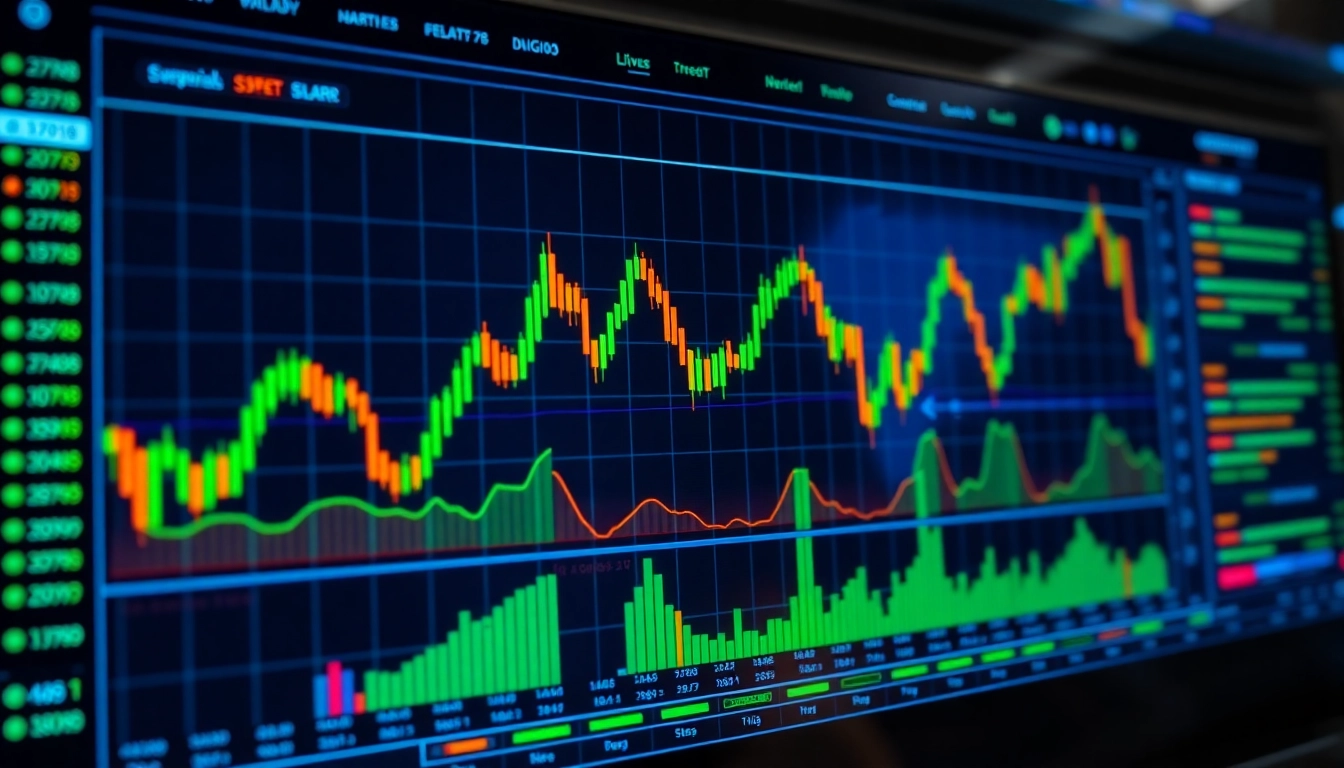 Visual of aicoin platform showcasing real-time cryptocurrency trading charts and market alerts for enhanced digital asset management.