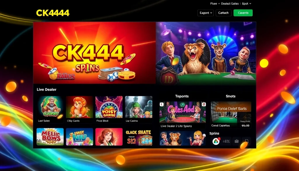 Click here for seamless ck444 login to access a trusted online gaming platform with diverse betting options and attractive bonuses.