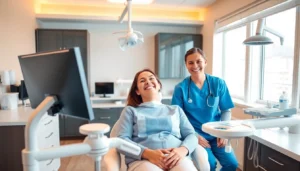 Ventura Bright Dental team providing friendly family dental care in a modern clinic setting