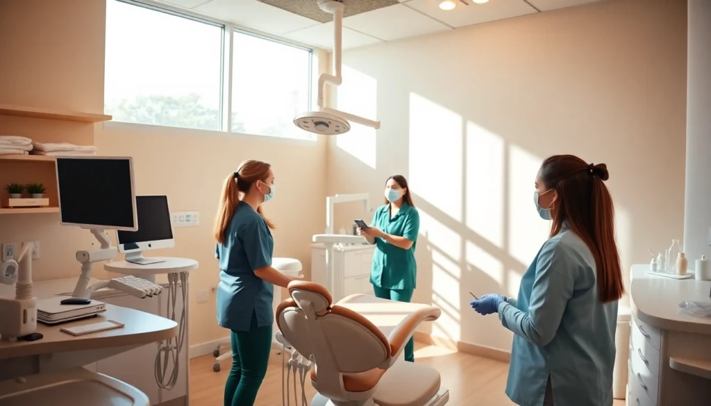 Ventura Bright Dental team providing friendly dental care in a modern clinic setting to ensure