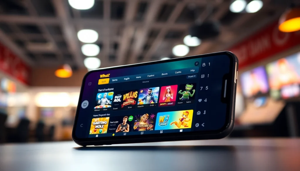 Winbuzz Apk betting app showcased on a smartphone screen with vibrant colors and engaging