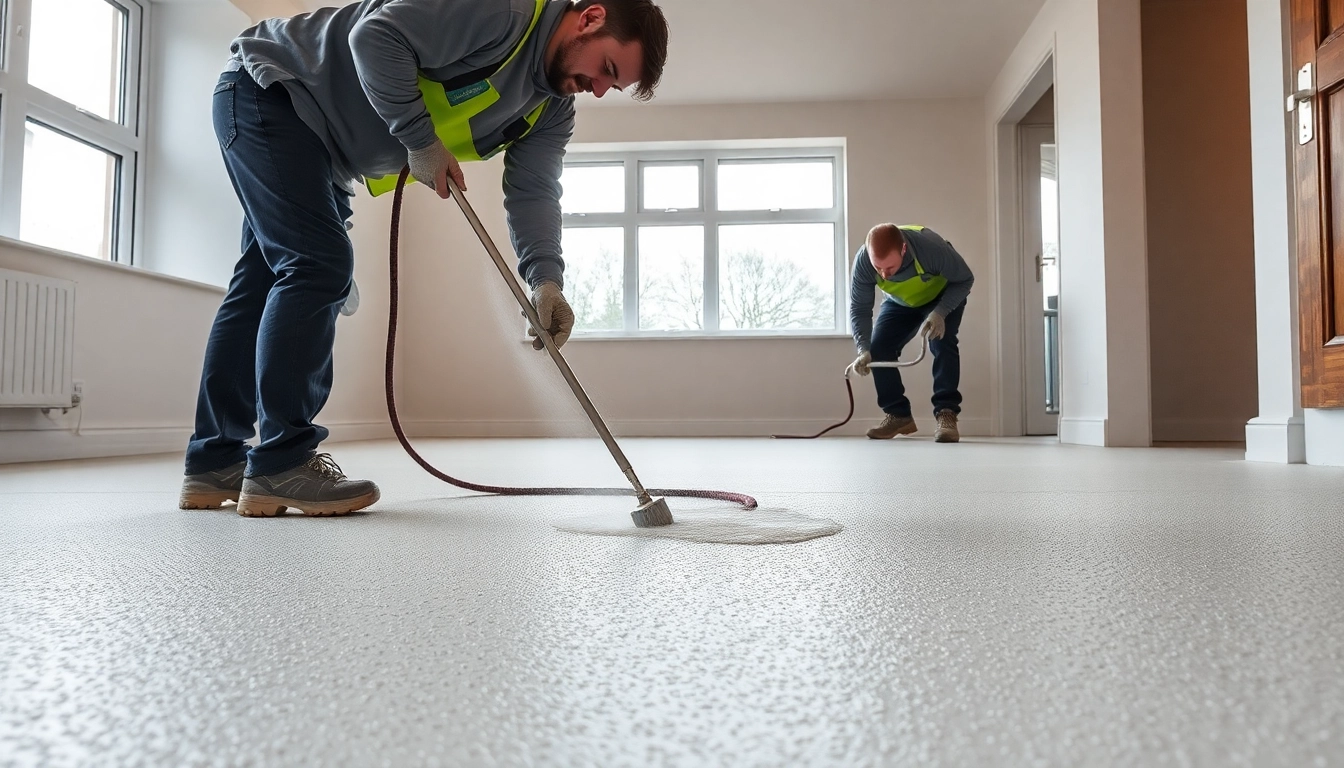 Liquid screeding Birmingham experts applying fast and precise floor solutions for modern homes